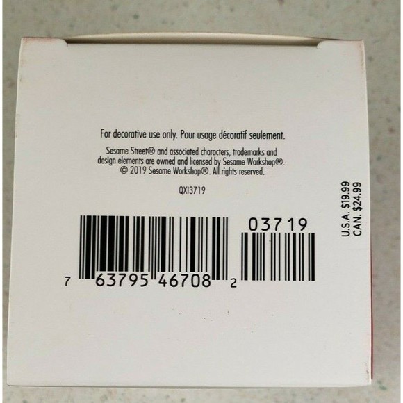 Hallmark Keepsake Ornament Elmo Sesame Street 50th Anniversary 2019 Magic Sound - Picture 7 of 8